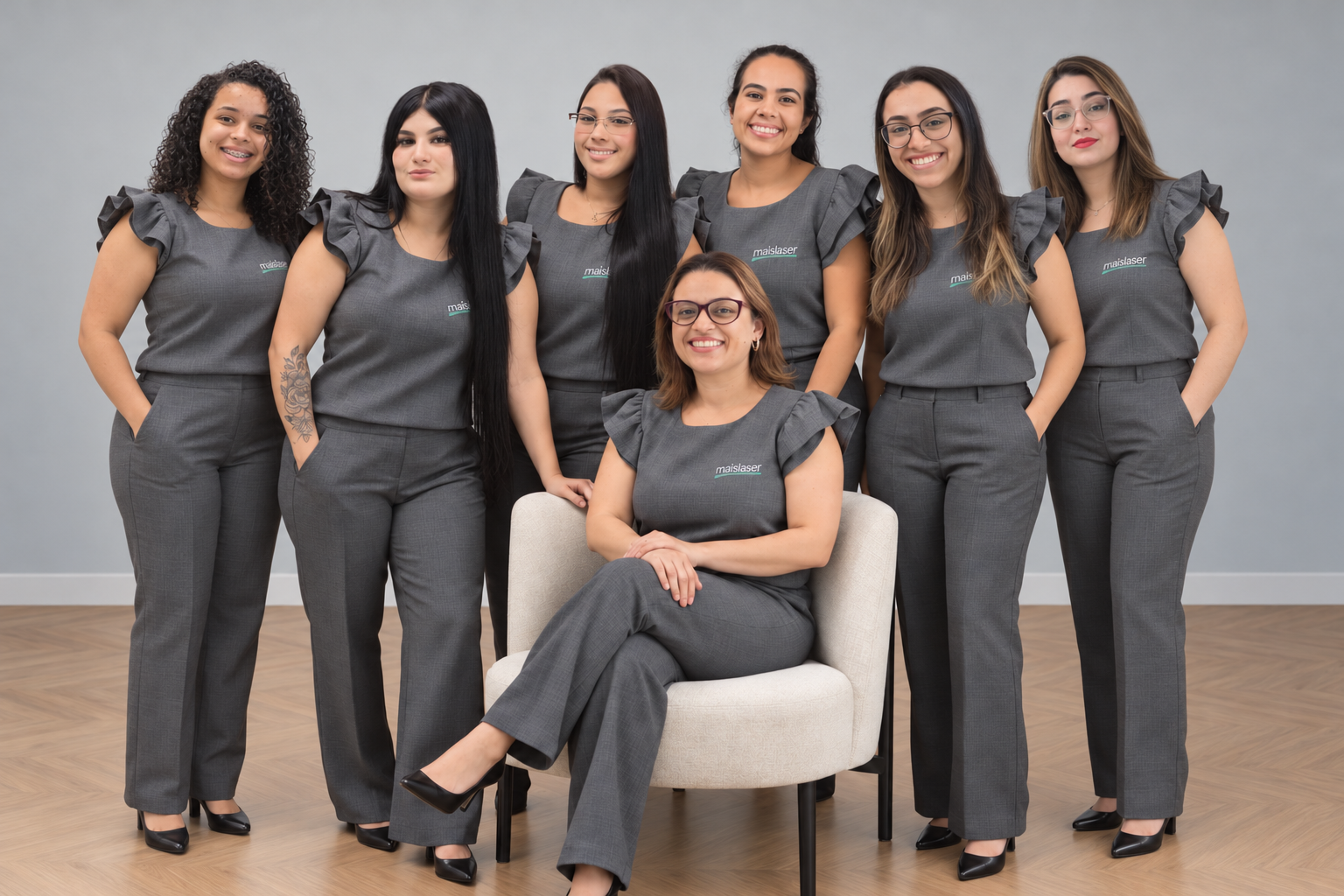 Equipe completa de atendimento da Maislaser Araraquara